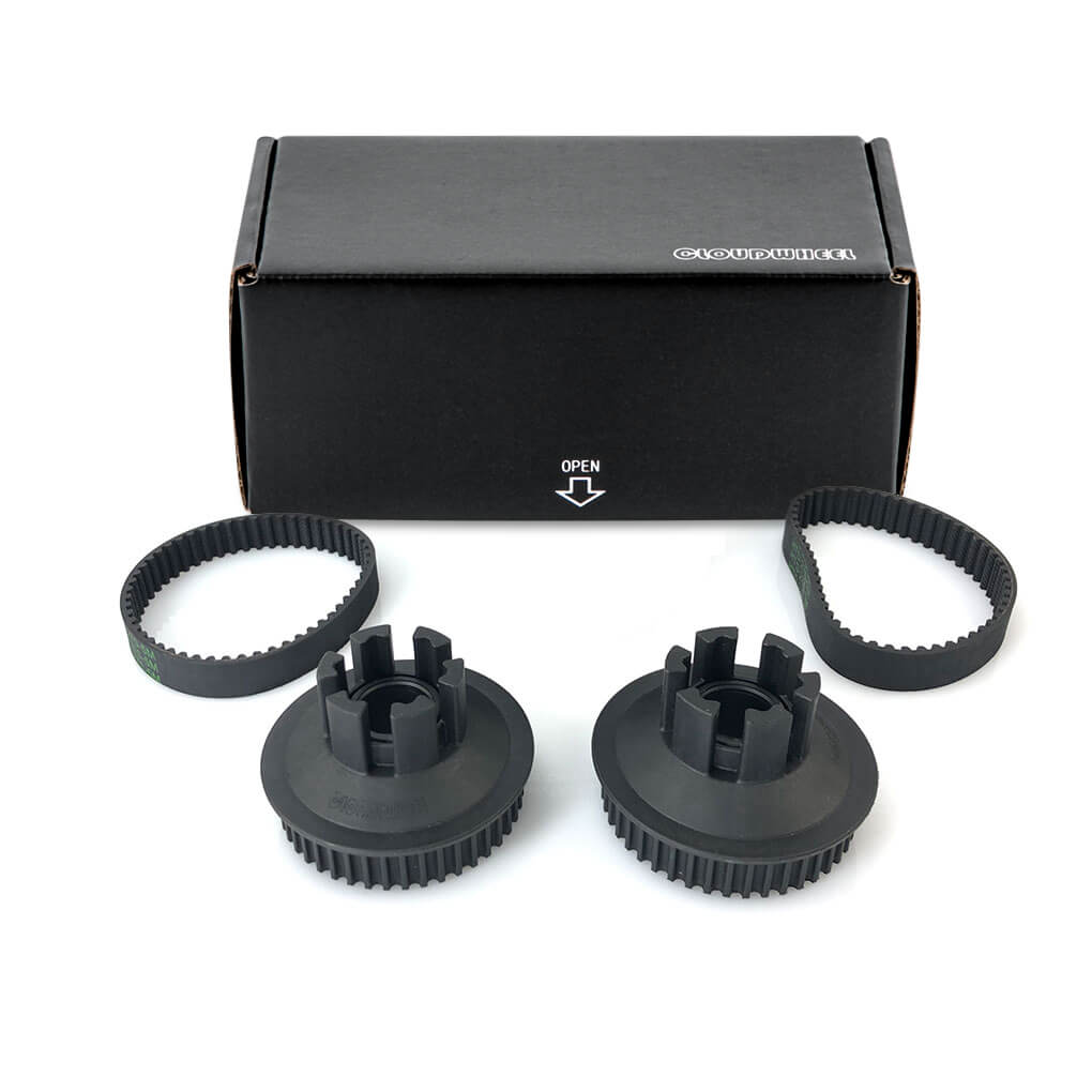 CLOUDWHEEL Discovery 120mm/105mm Urban All Terrain Off Road Electric Skateboard Wheels For B-ONE Boards Wheel Pulley Kit