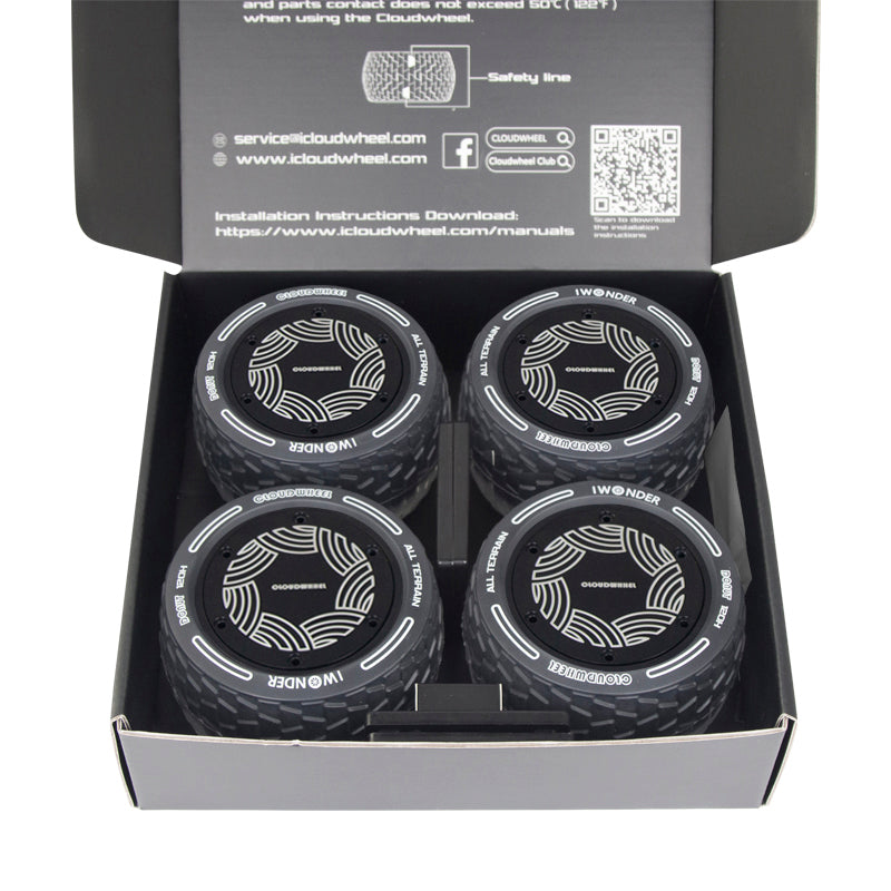 CLOUDWHEEL Donut 120mm Hub Motor Sleeve DIY Kits Urban All Terrain Off Road Electric Skateboard Wheels For Meepo Boards