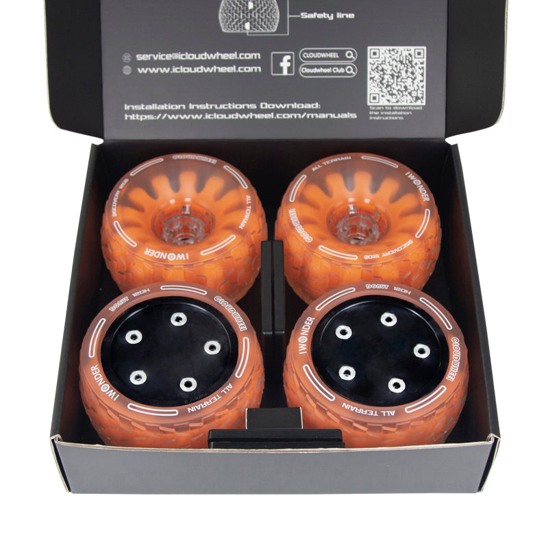 CLOUDWHEEL Donut 120mm Hub Motor Sleeve DIY Kits Urban All Terrain Off Road Electric Skateboard Wheels For Meepo Boards