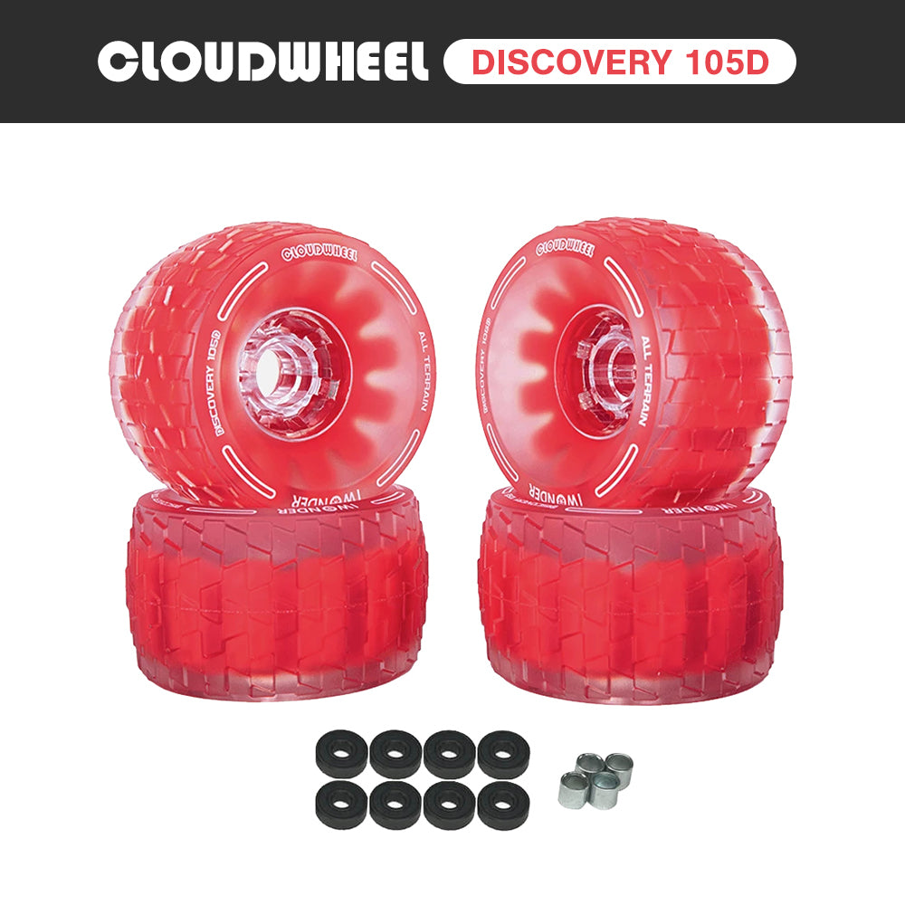 CLOUDWHEEL Discovery 105mm Urban All Terrain Off Road Electric Skateboard Wheels