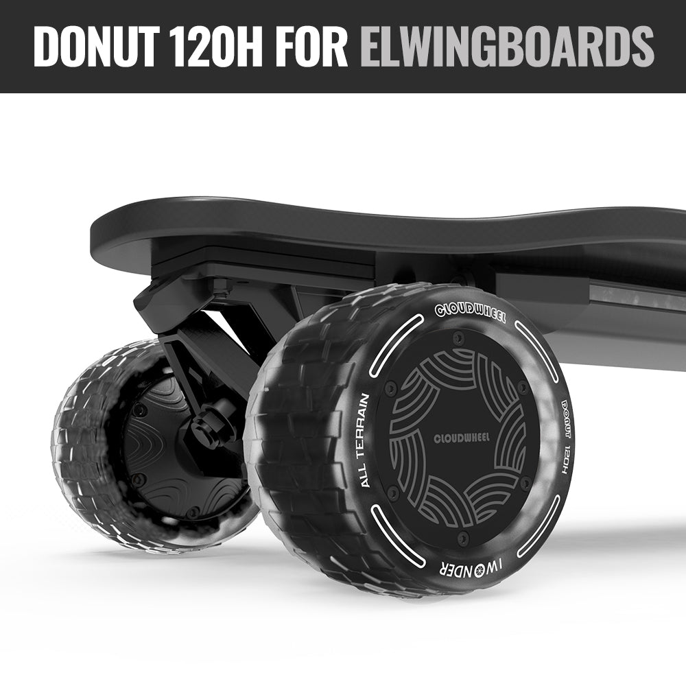 CLOUDWHEEL Donut 120mm Hub Motor Sleeve Urban All Terrain Off Road Electric Skateboard Wheels For Elwingboards