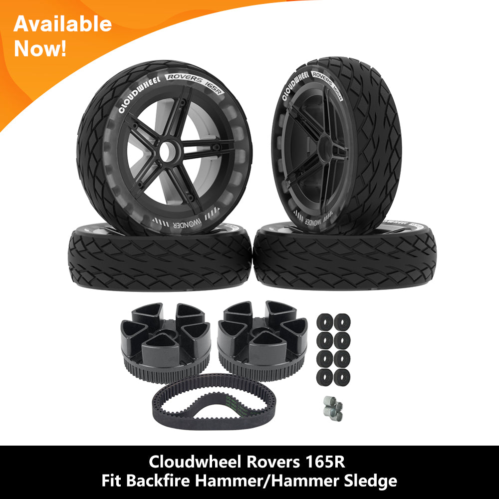 CLOUDWHEEL ROVERS 165R Urban All Terrain Off Road Electric Skateboard Wheels