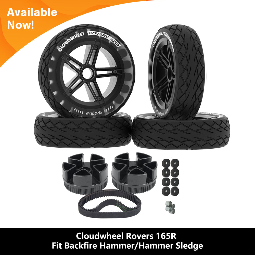 CLOUDWHEEL ROVERS 165R Urban All Terrain Off Road Electric Skateboard Wheels