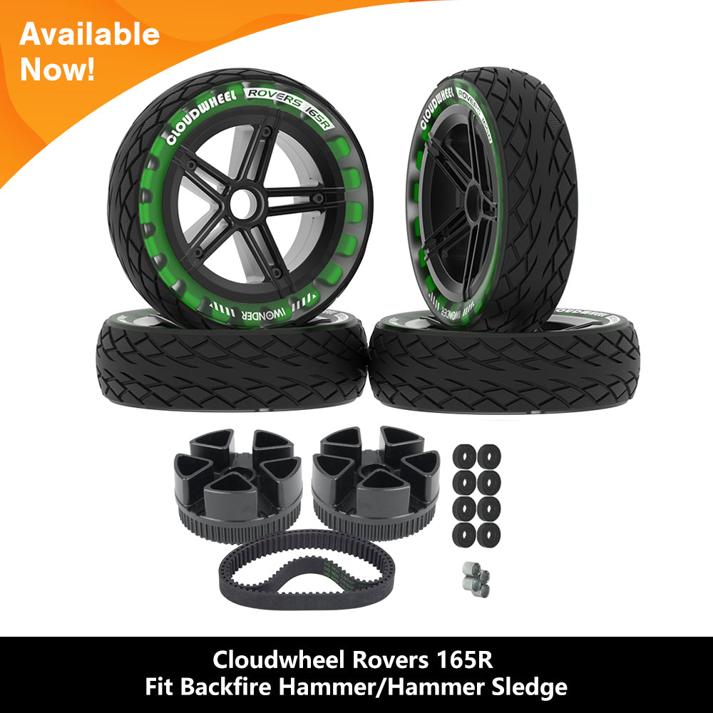 CLOUDWHEEL ROVERS 165R Urban All Terrain Off Road Electric Skateboard Wheels