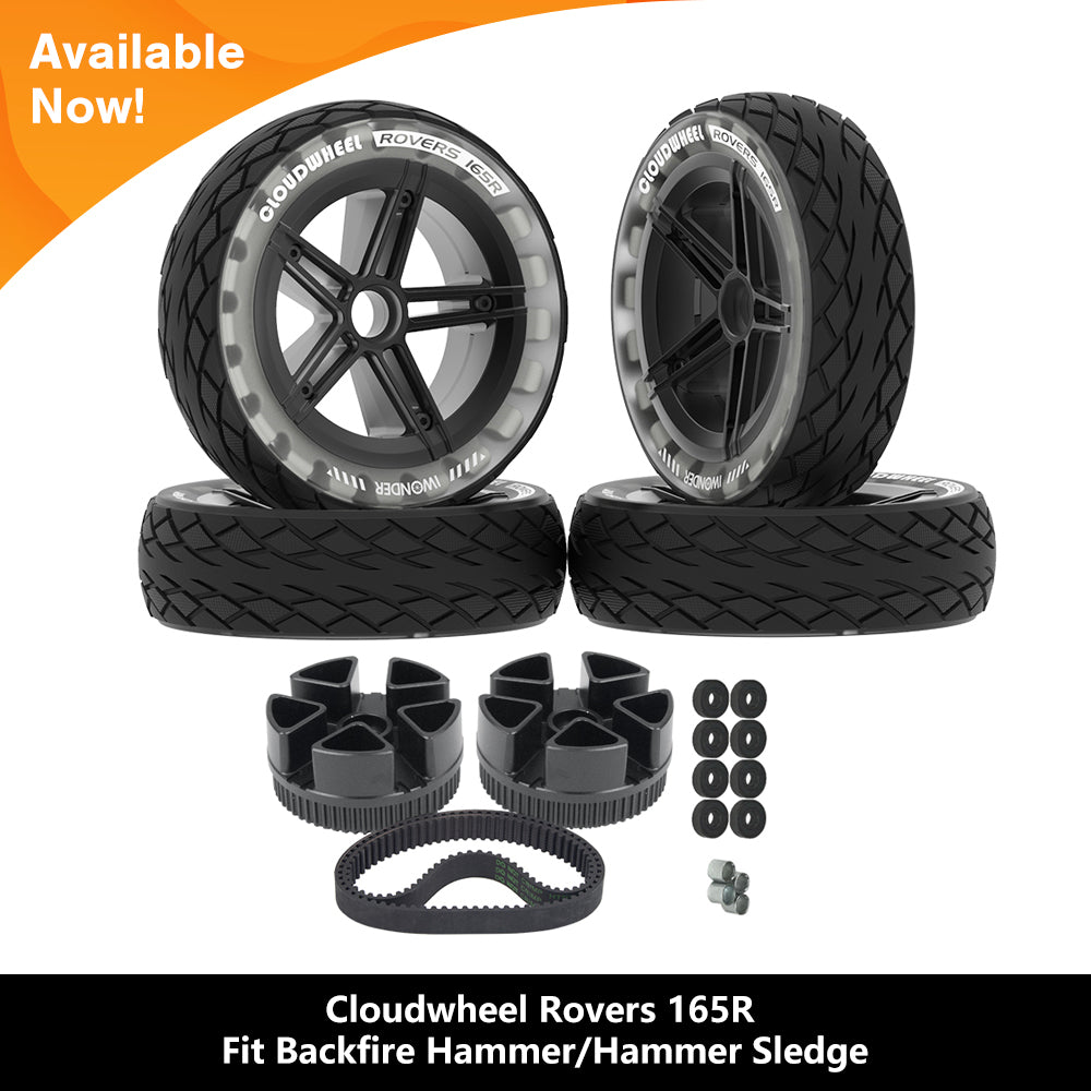 CLOUDWHEEL ROVERS 165R Urban All Terrain Off Road Electric Skateboard Wheels