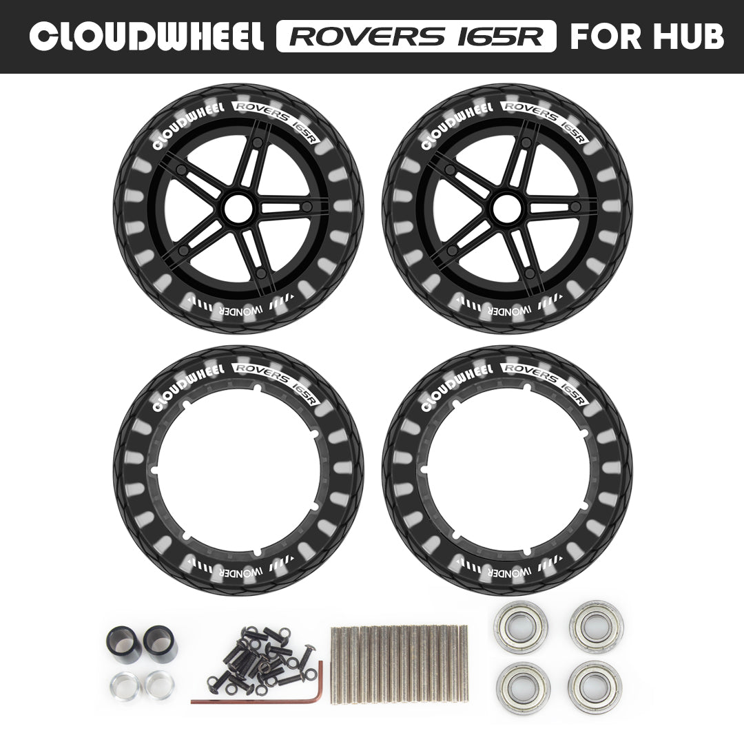 CLOUDWHEEL ROVERS 165R Urban All Terrain Off Road Electric Skateboard Wheels