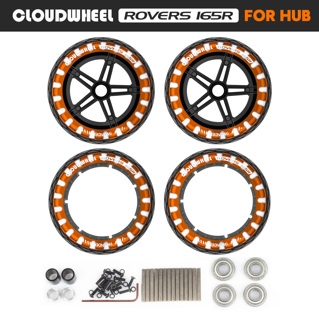 CLOUDWHEEL ROVERS 165R Urban All Terrain Off Road Electric Skateboard Wheels